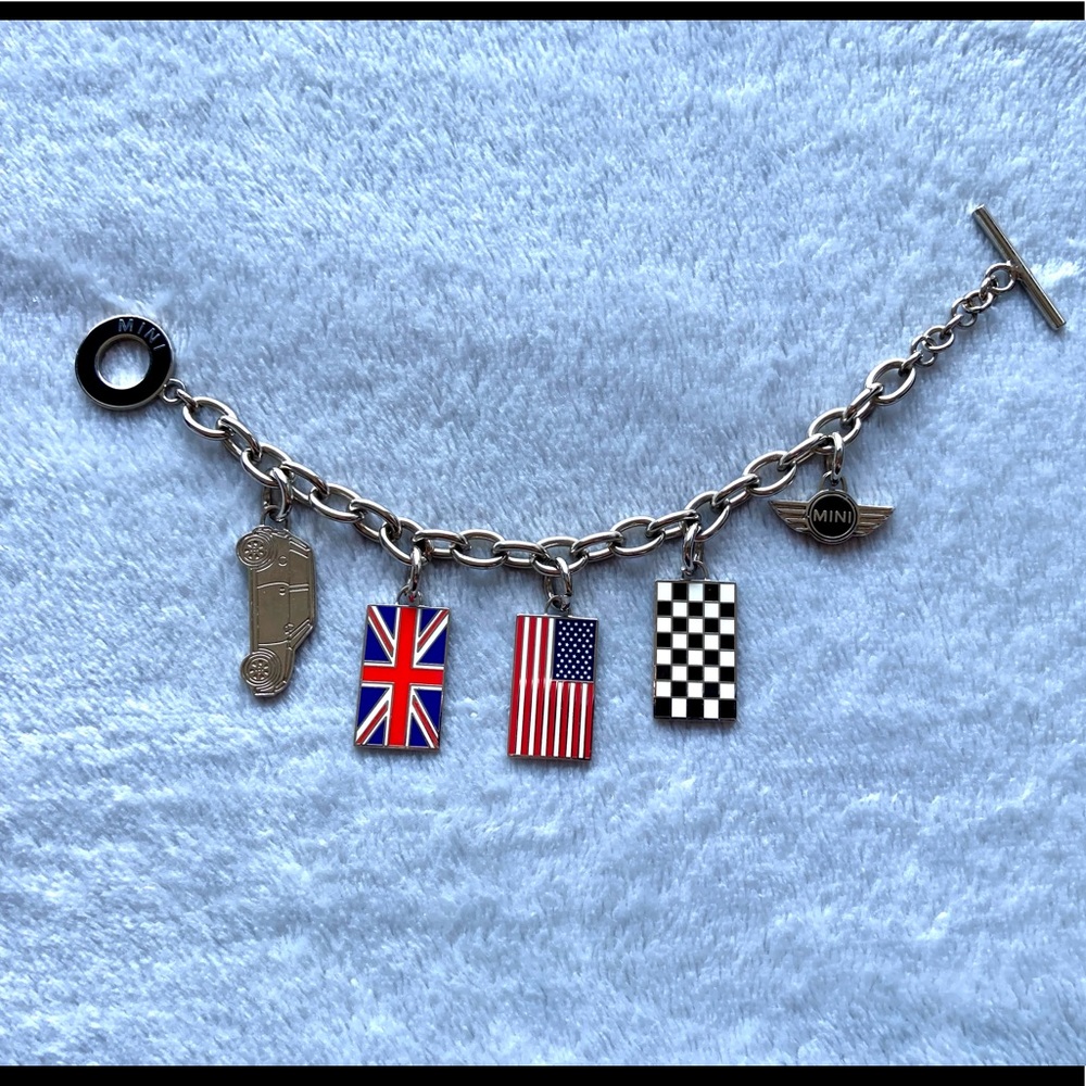 Vintage Official Mini Cooper BMW Limited Edition Charm Car Bracelet